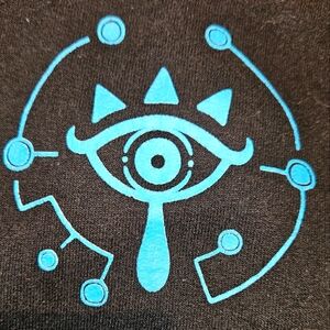 The Legend Of Zelda: Breath Of The Wild Sheikah Logo Black Hoodie